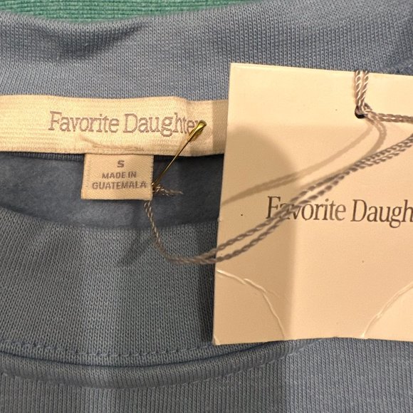 NWT Favorite Daughter Willow Sweatshirt Blue - Picture 4 of 5